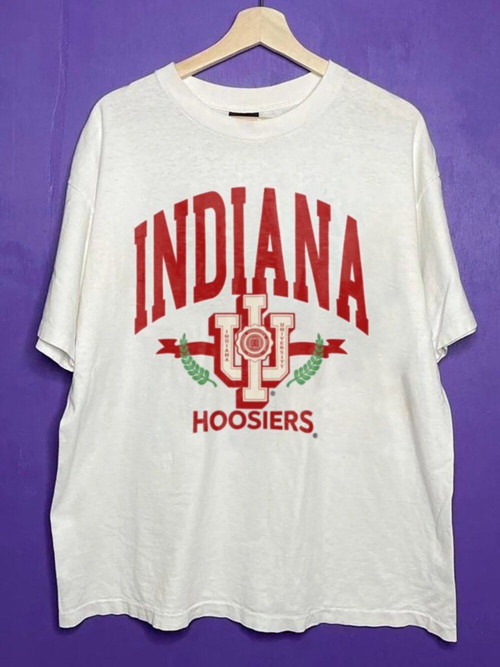 Vintage Indiana Hoosiers Football Unisex Shirt, 90s Indiana University Shirt Tee